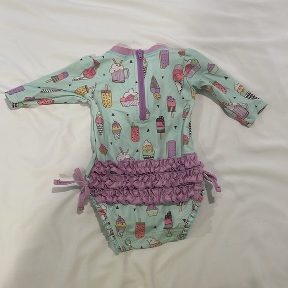 EUC Bundle of 6 Ruffle Butts Swimsuits 0-3M - Picture 13 of 13